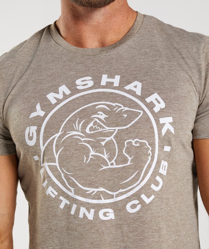 Men's Gymshark Legacy T-Shirts Grey | CA 6301N8